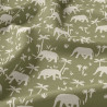 Printed Cotton NAMIBE Almond / Ecru